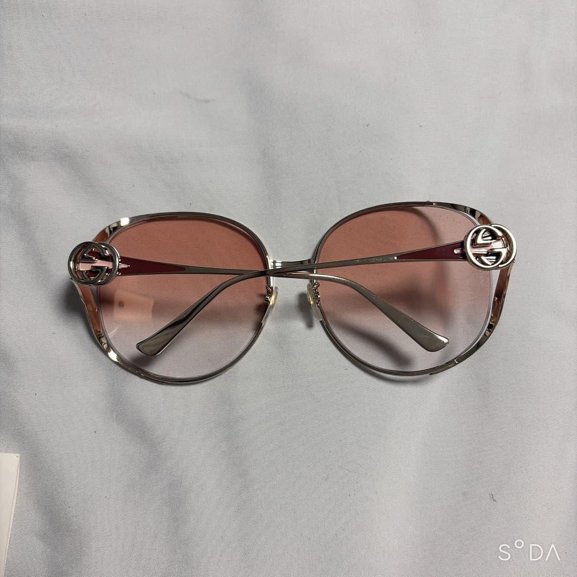 구찌 GG 라운드 선글라스 핑크 렌즈 풀세트 상품이미지3