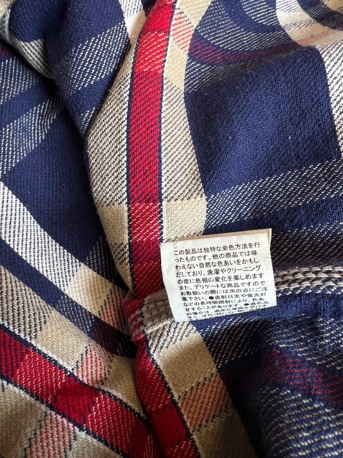 휴스턴(Houston) 헤비 코튼 체크셔츠 L 상품이미지6