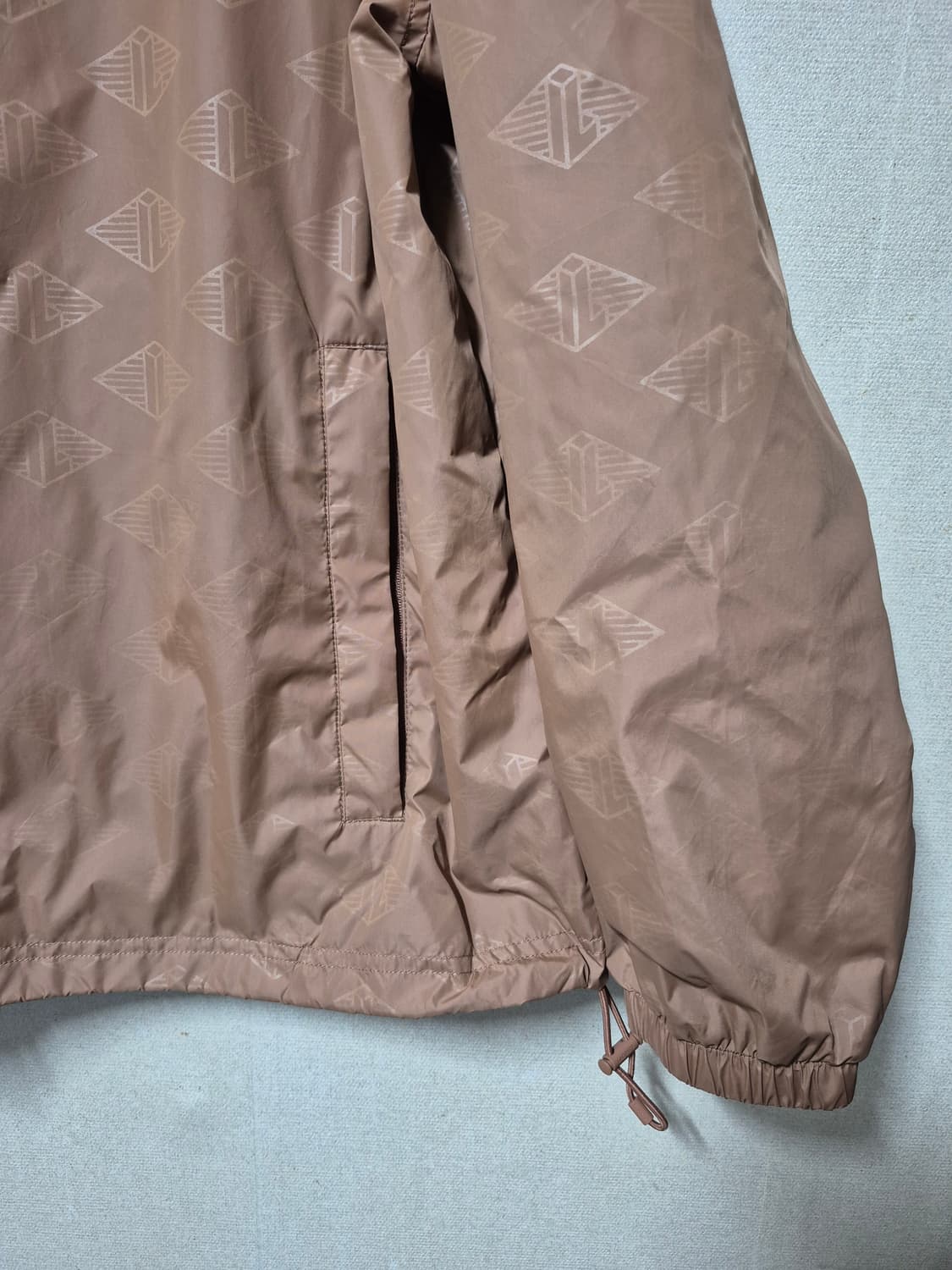 라코스테 모노그램 블루종(바람막이) 상품이미지3