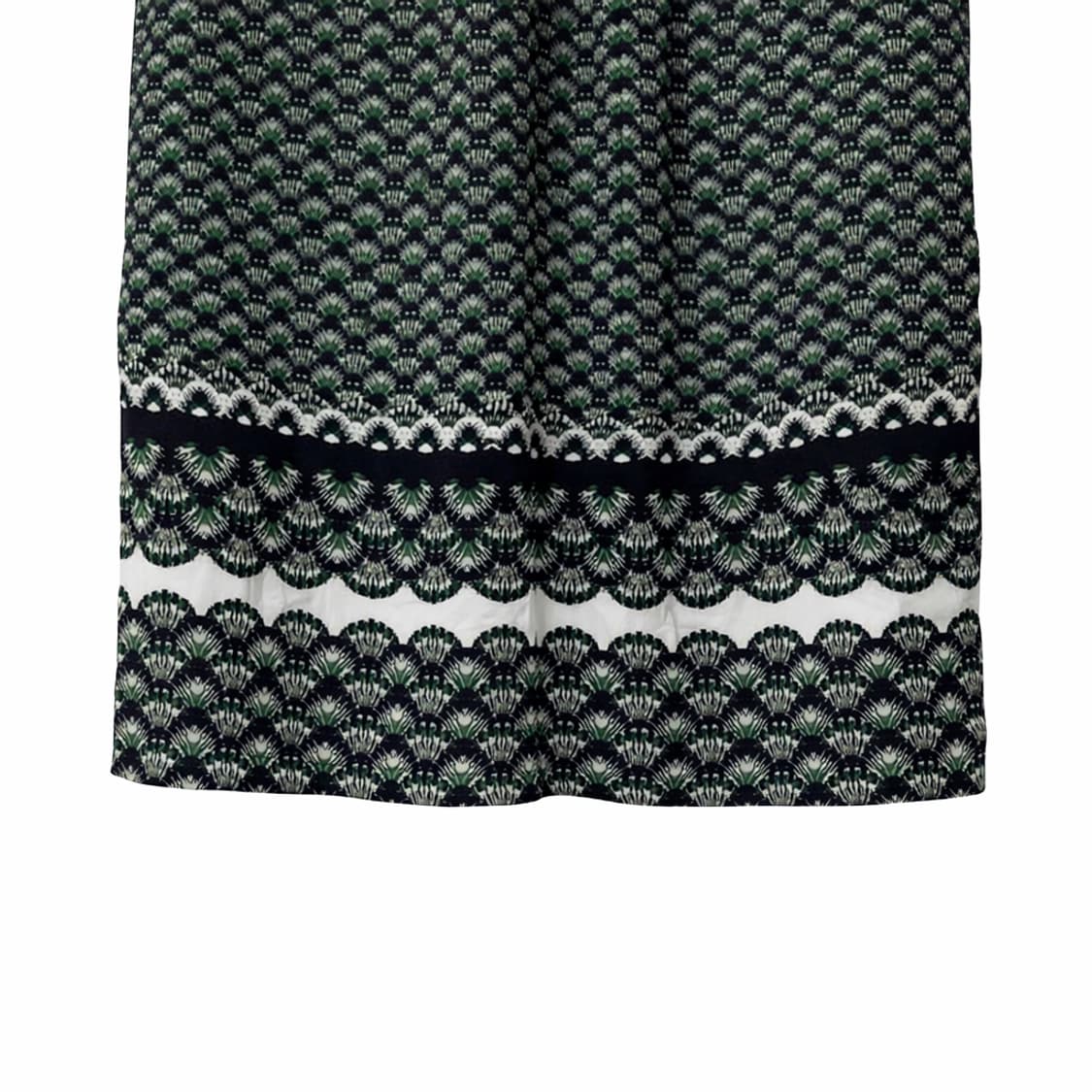 그린 쉘패턴 홀터넥 원피스 상품이미지4