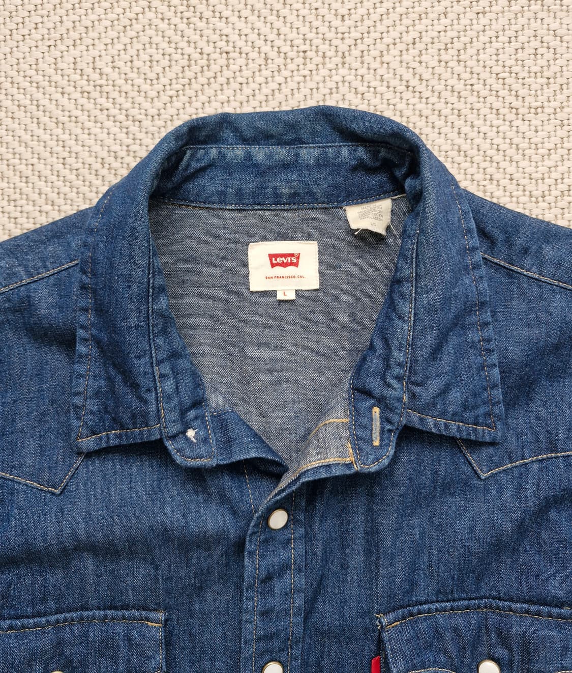 리바이스 데님 웨스턴셔츠  상품이미지3