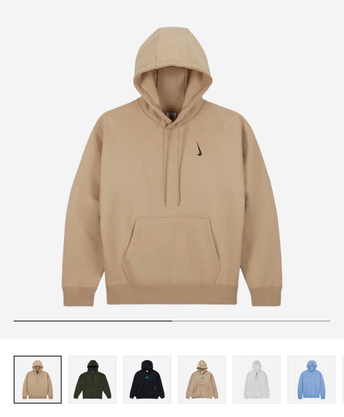 나이키 x 빌리 아일리시 NRG 플리스 후드 머쉬룸  상품이미지1