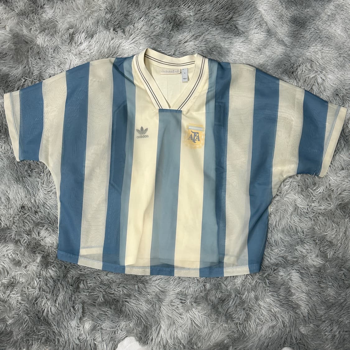 아디다스 아르헨티나 레이어드 유니폼 반팔 s 상품이미지1