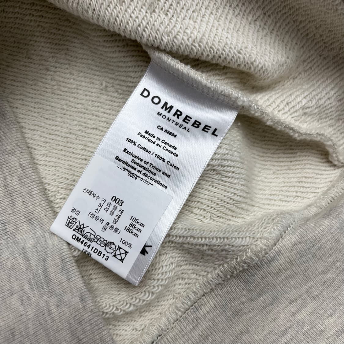 돔레벨 도날드덕 스케치 프린팅 백멜란지 맨투맨 L 상품이미지9