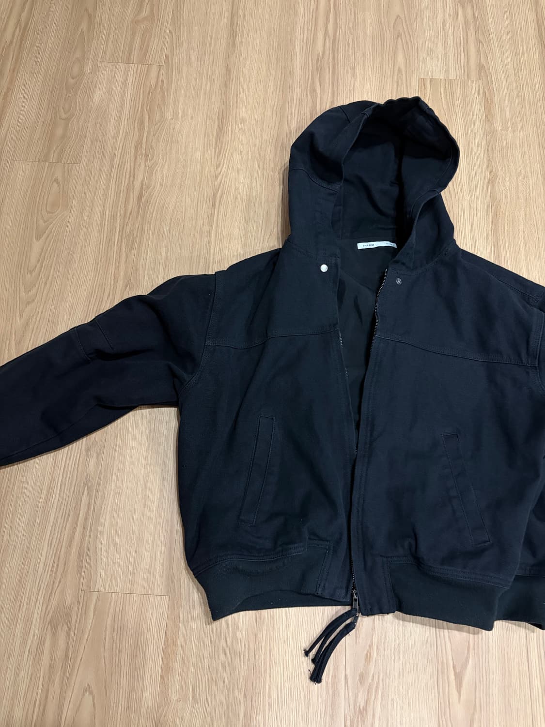 VINTAGE HOOD WORK JACKET (BLACK) 상품이미지6