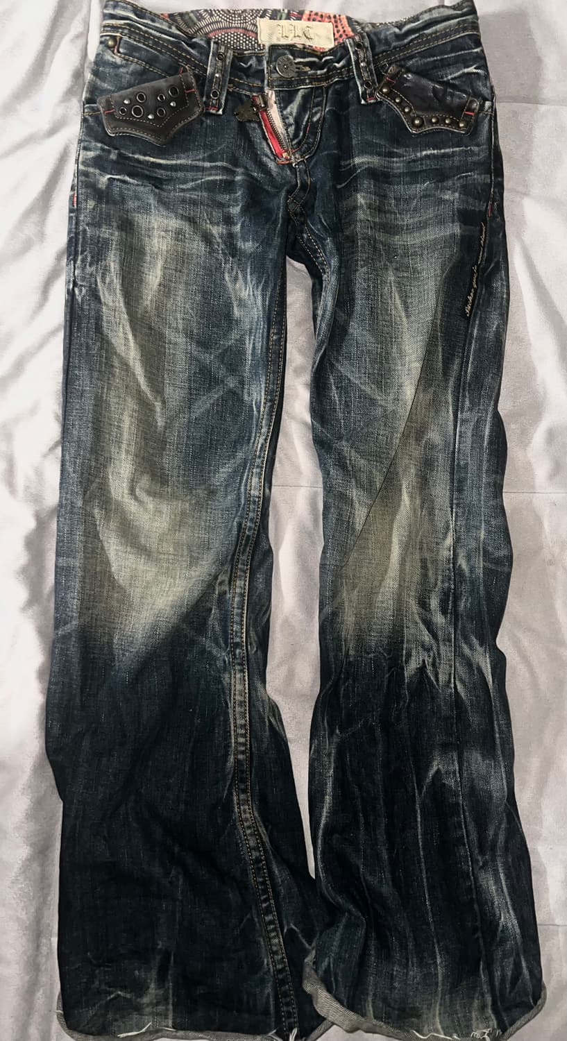 데님 일본빈티지 90‘s 복고 고스펑크 청바지 판매 상품이미지1