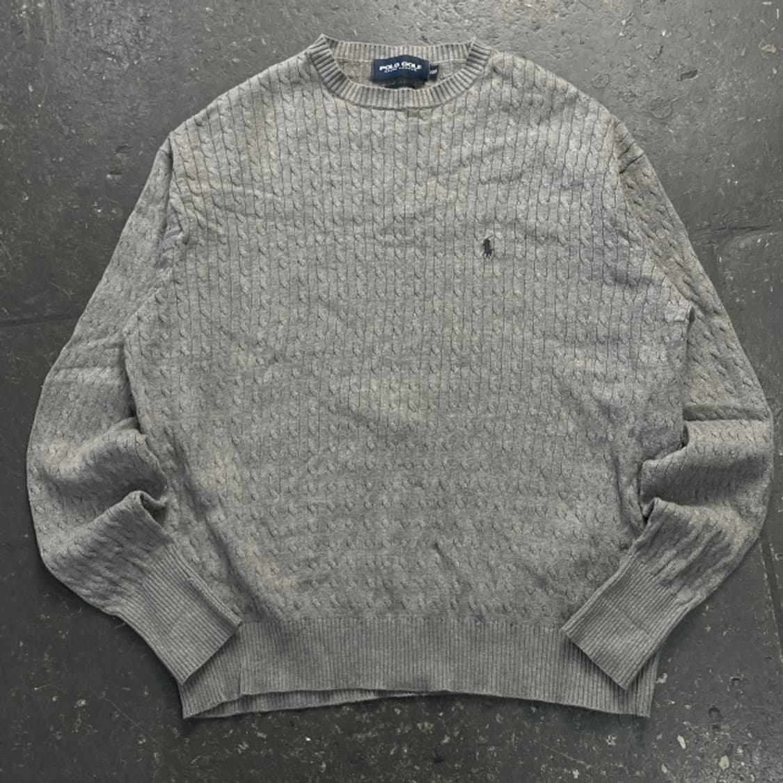 100 폴로 꽈배기 니트  상품이미지1