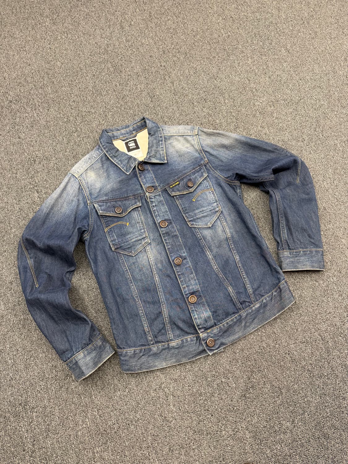 L) 지스타 로우 GS01 빈티지 데님 자켓 상품이미지1