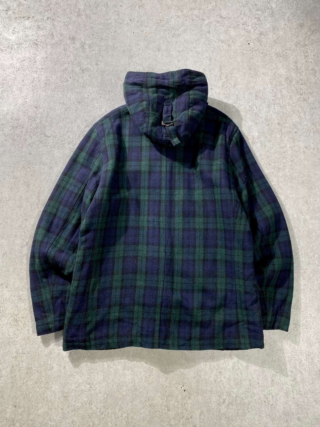 [L] TK MIXPICE 타케오 키쿠치 블랙와치 체크 울 후드 자켓 상품이미지5