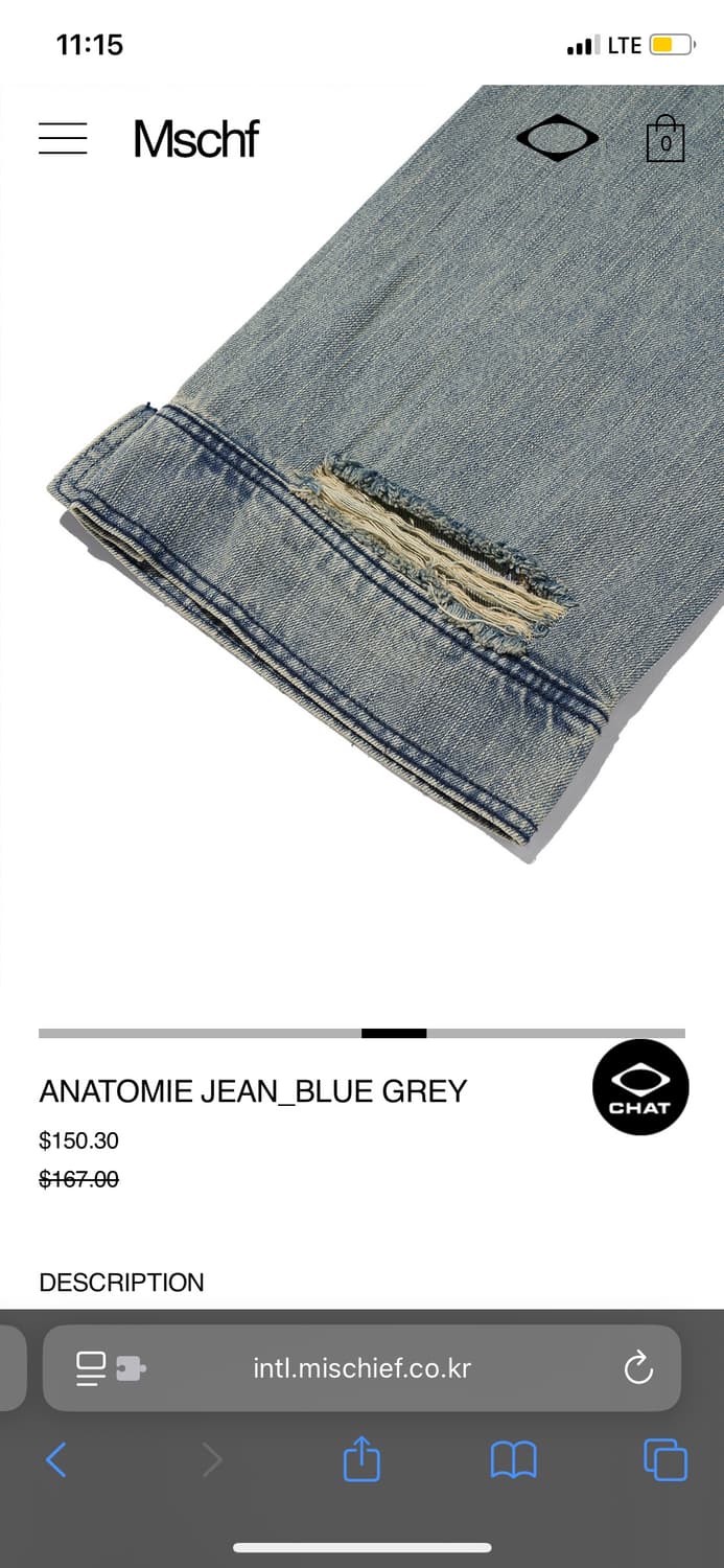 미스치프 ANATOMIE JEAN BLUE GREY S  상품이미지6