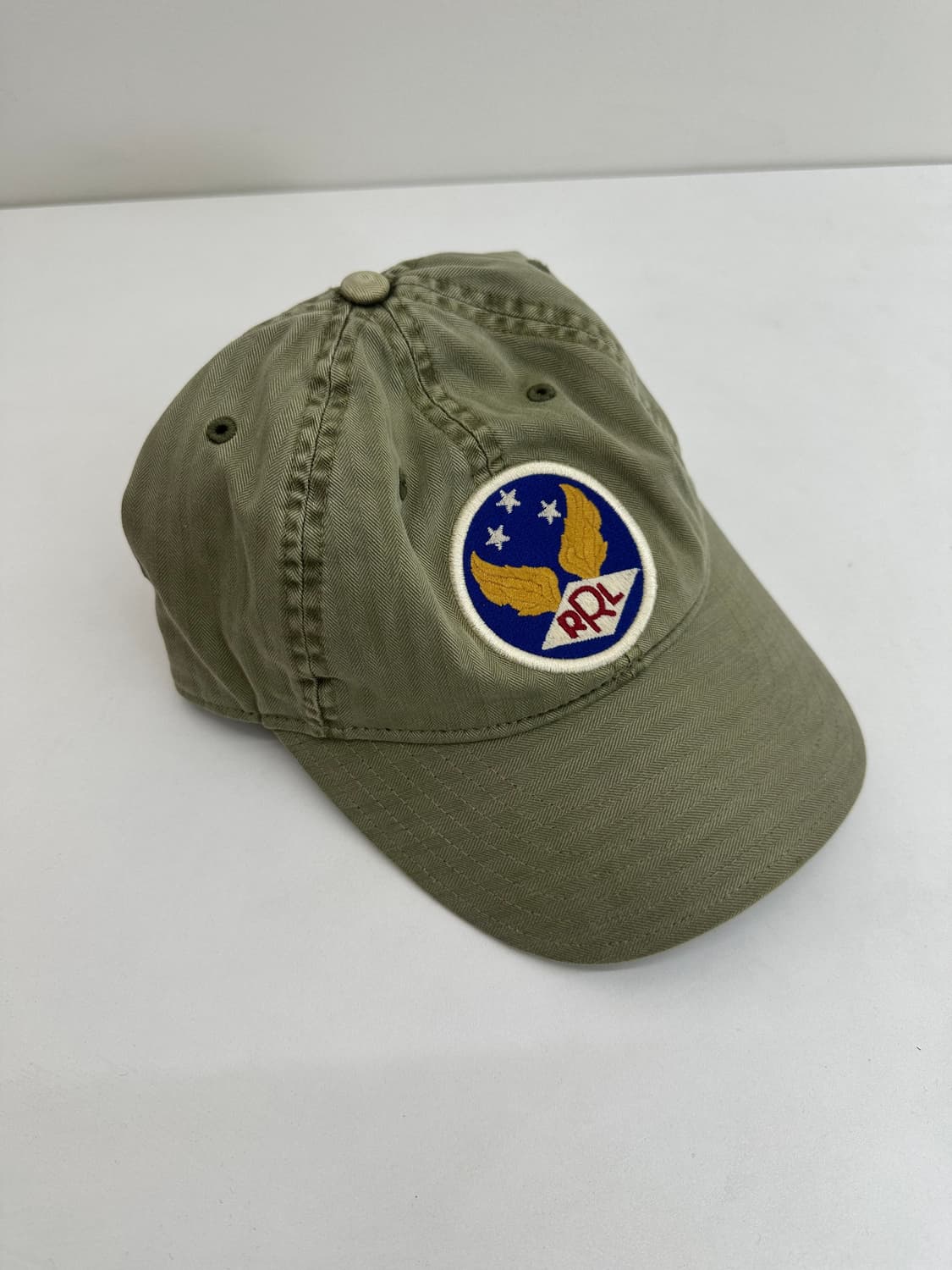 더블알엘 가먼트 다잉 트윌 볼캡 그린 상품이미지1