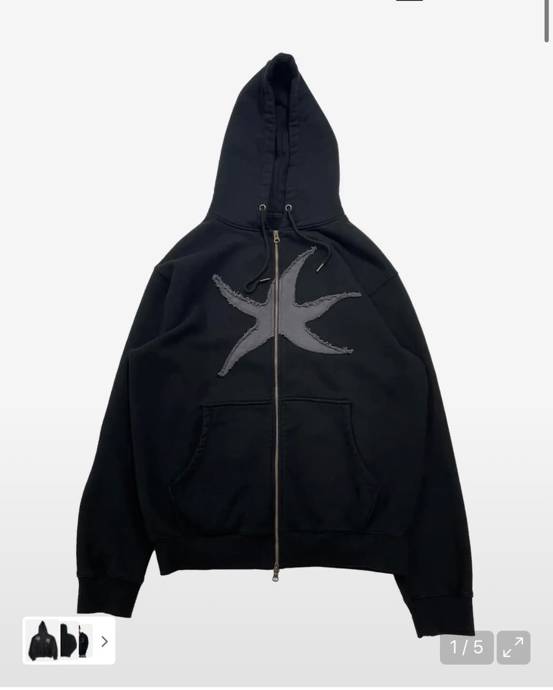 [M] TCM/더콜디스모먼트 starfish hooded zip-up 상품이미지1