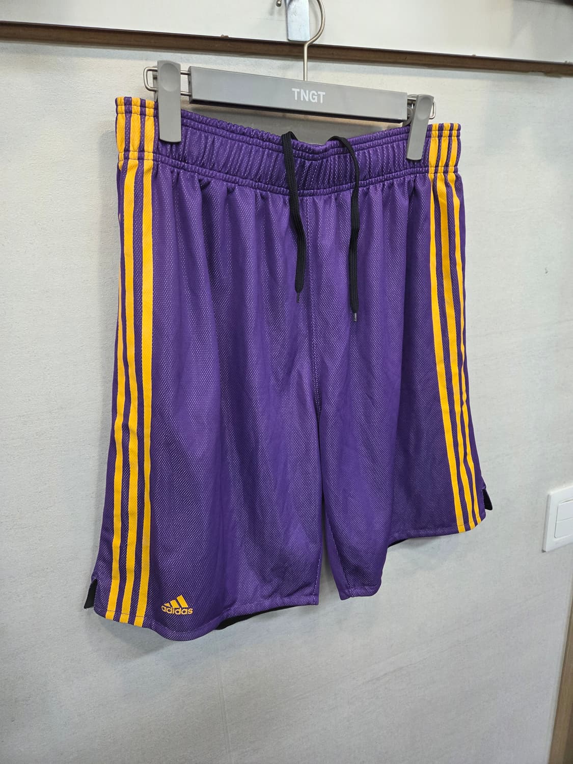 아디다스 nba 빈티지 삼선 농구 반바지 Lg 상품이미지7