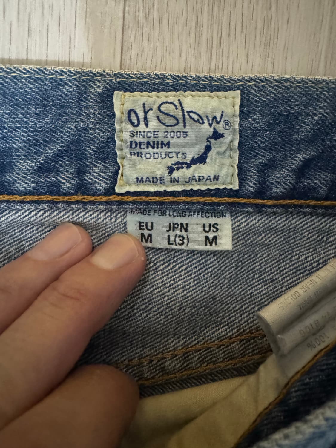 오어슬로우 105 2years 3size(실측) 상품이미지5