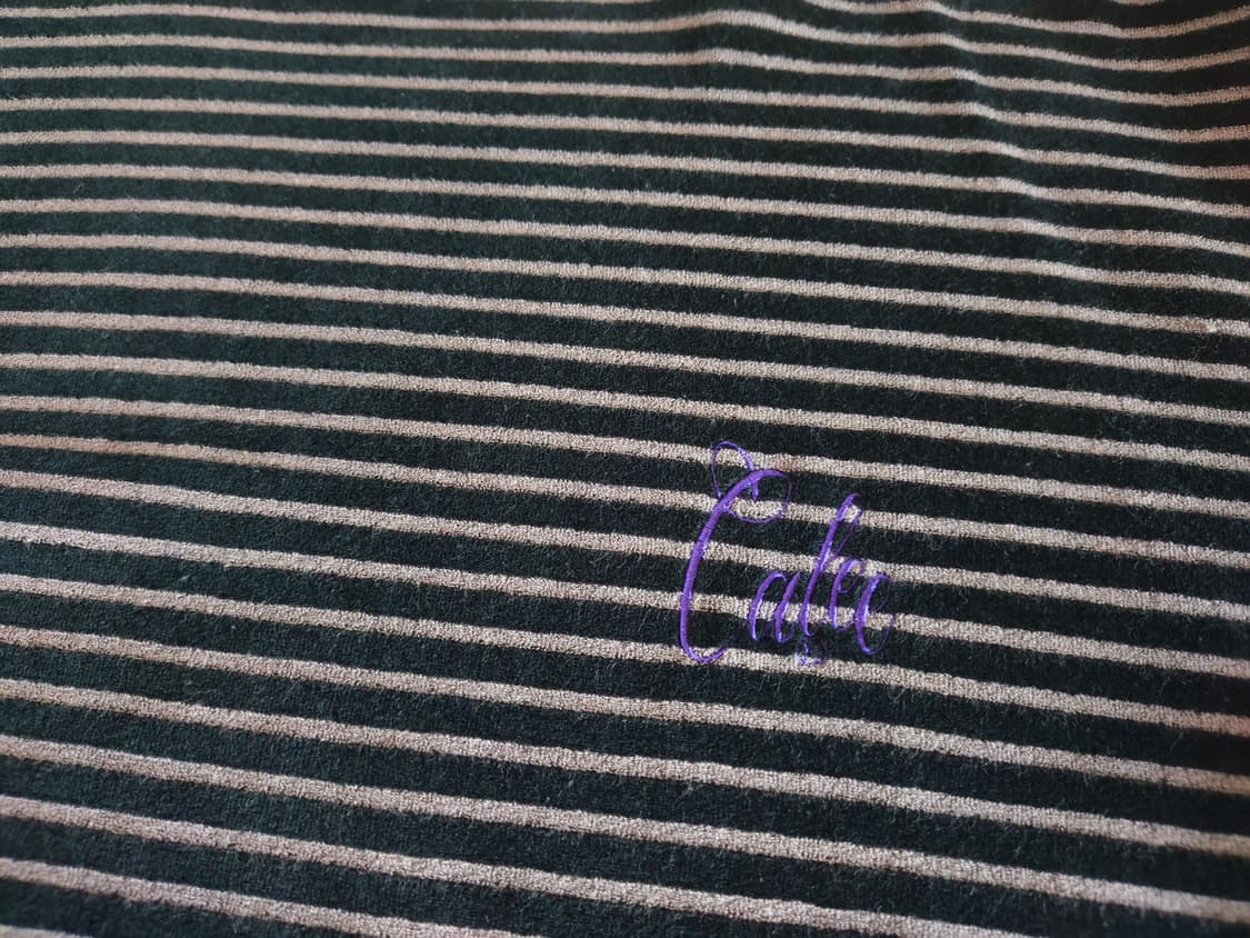 CALEE 보더 벨루어 티(M) 상품이미지2