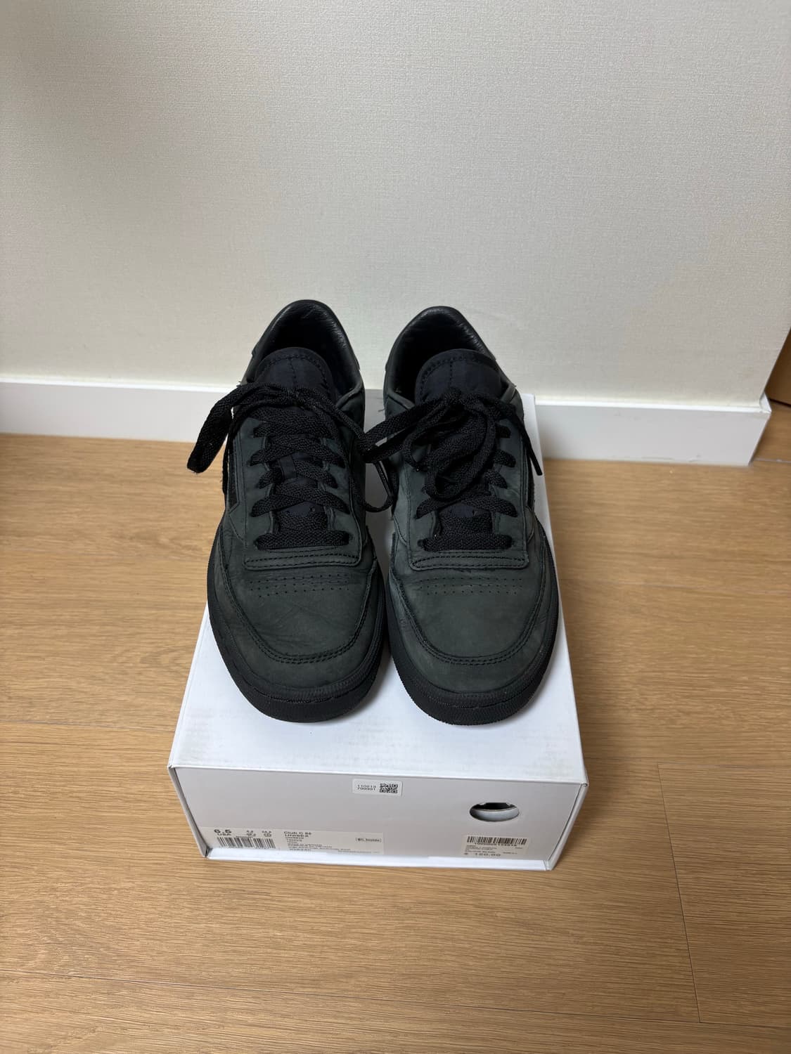Reebok x JJJJound Club C 85 Triple Black 상품이미지2