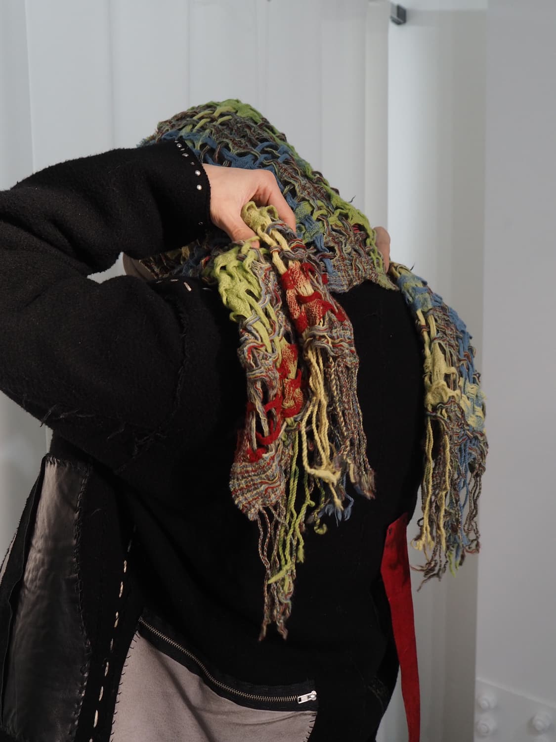 vintage net muffler 상품이미지1