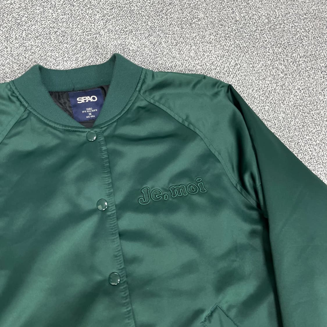 <스파오 워싱 바시티 자켓> No.1383 상품이미지7