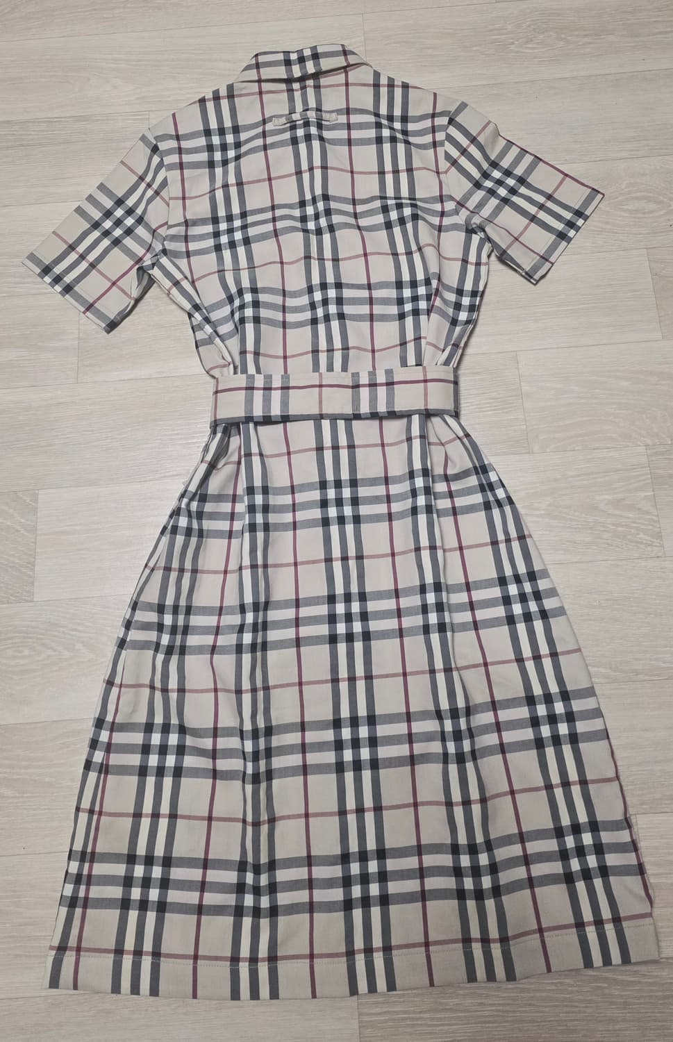  버버리 셔츠형 원피스 벨트 세트  55 (UK6)정품  상품이미지2