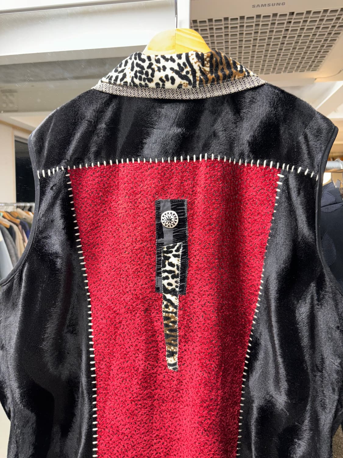 Kd spring 레오파드 집업 베스트 상품이미지6