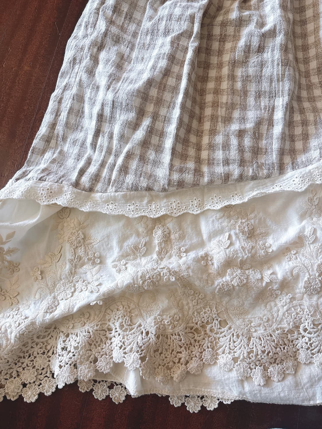 모리걸 라떼갸루 롱스커트 상품이미지1