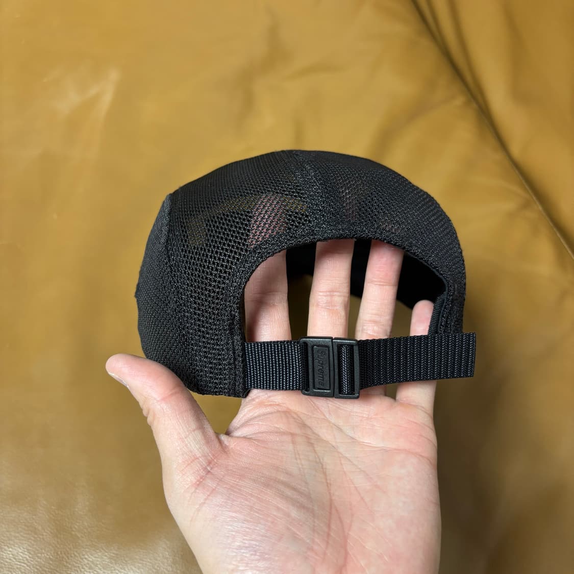 슈프림 캠프캡 모자 박스로고 23ss 메쉬 코듀라 블랙 상품이미지10