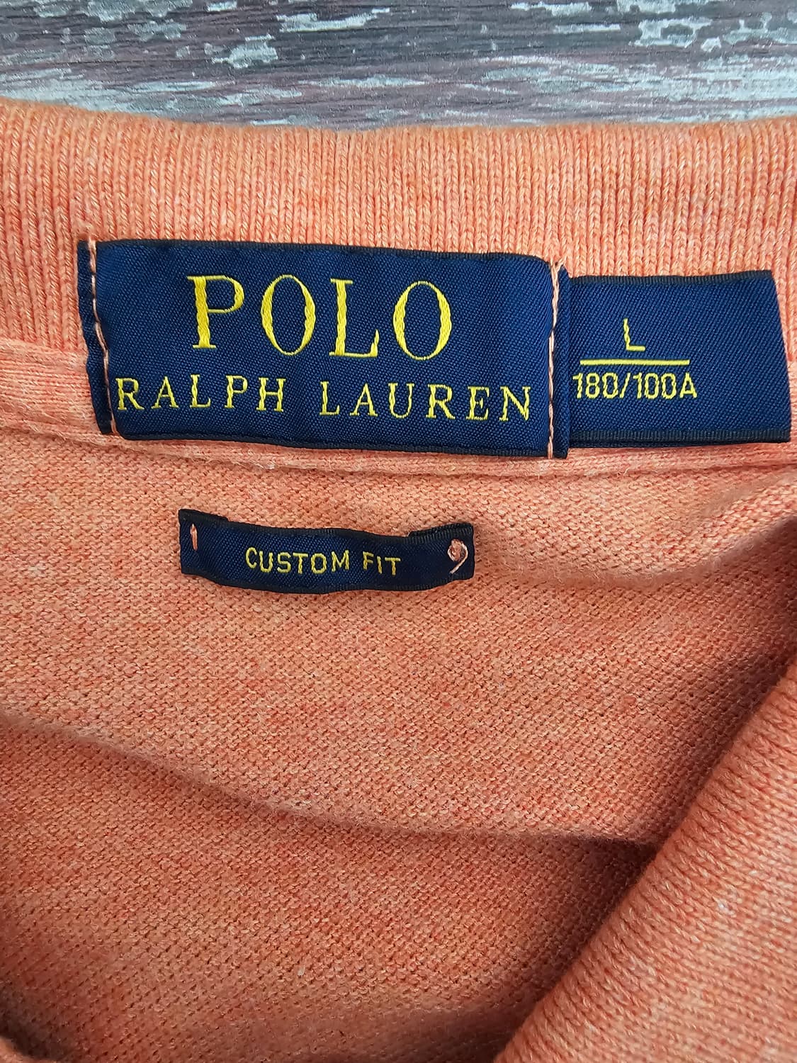 폴로랄프로렌 커스텀핏 반팔카라티 L 상품이미지3