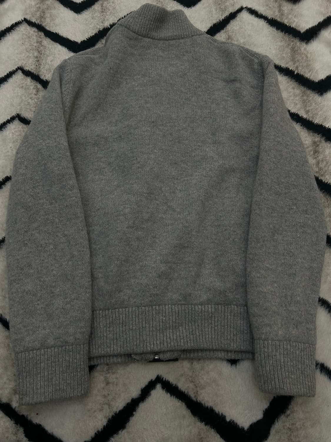 [XL]헤지스니트집업 방풍 자켓/그레이 상품이미지5