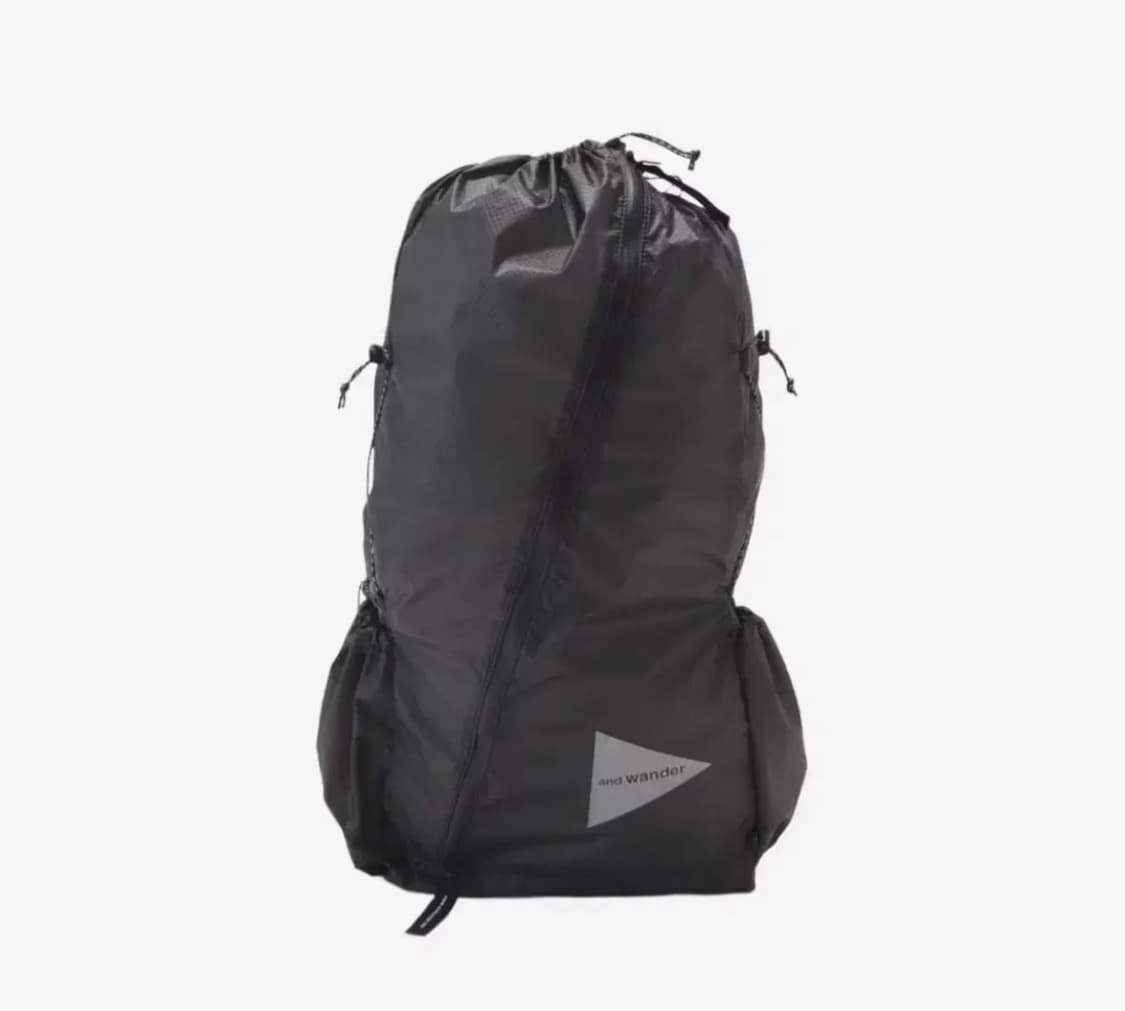 앤드원더 실데이팩 백팩 블랙 상품이미지1