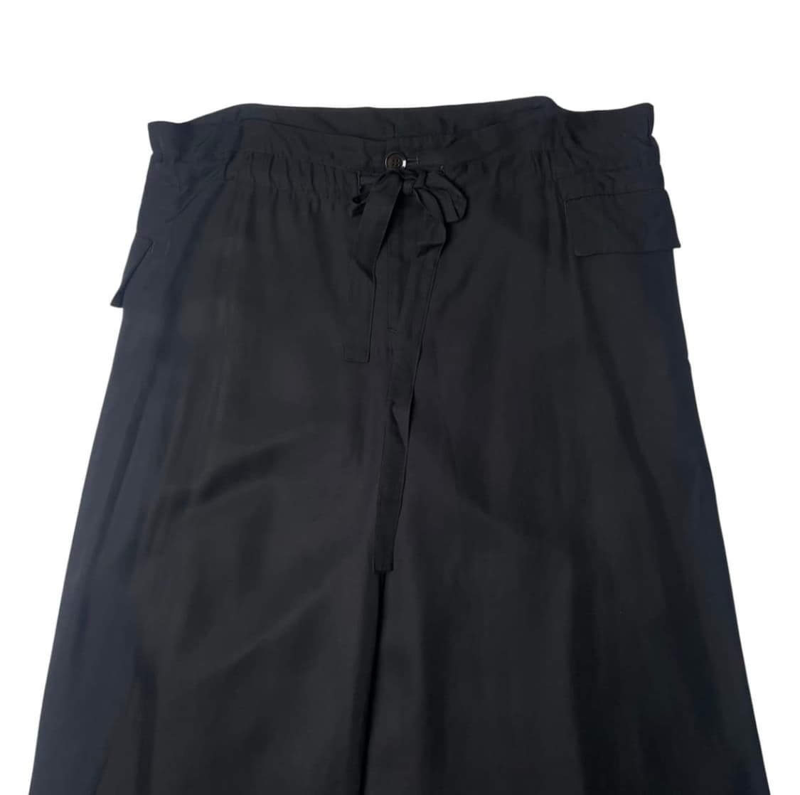 요지야마모토 y's 실크 큐프라 블렌드 언밸런스 팬츠 상품이미지2