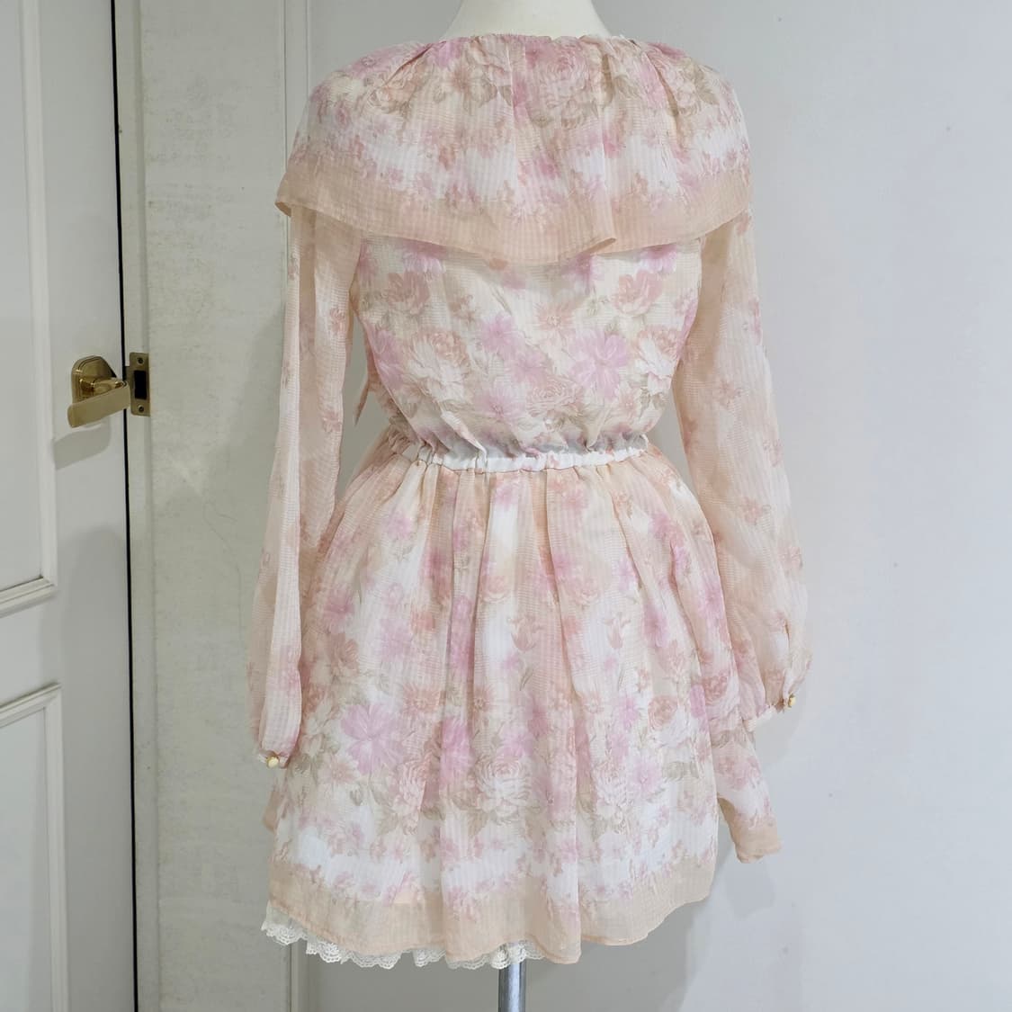 Liz Lisa 희귀매물 핑크 히메갸루 수채화 원피스 상품이미지3