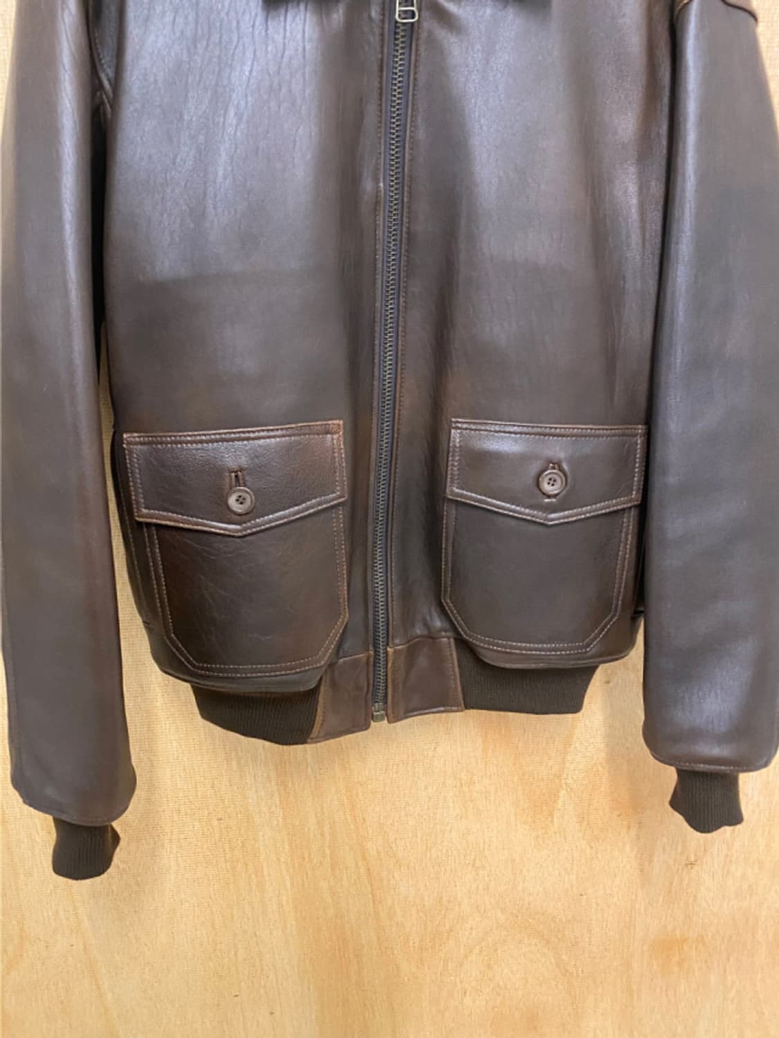 90's AVIREX G-1 leather jacket 90년대 아비렉스 상품이미지5