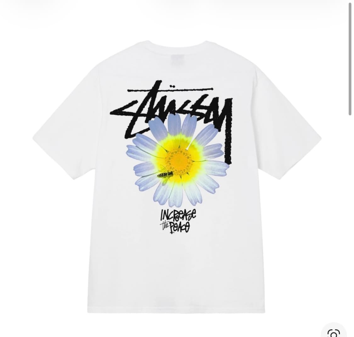 스투시 ITP 플라워 반팔 티셔츠 화이크 상품이미지1