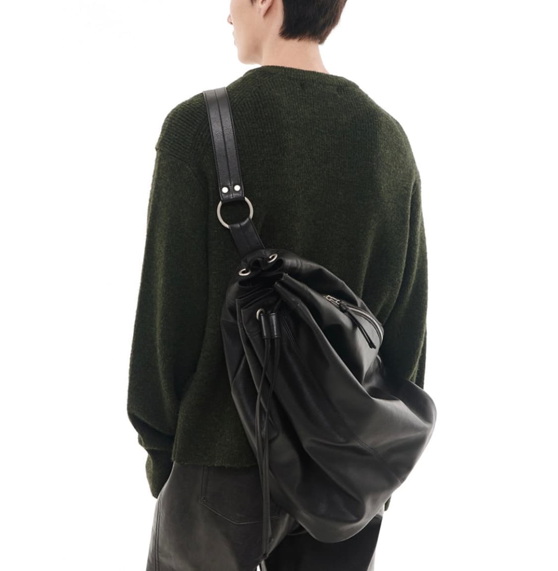 비슬로우 스트링 백 블랙 (새상품) 상품이미지2