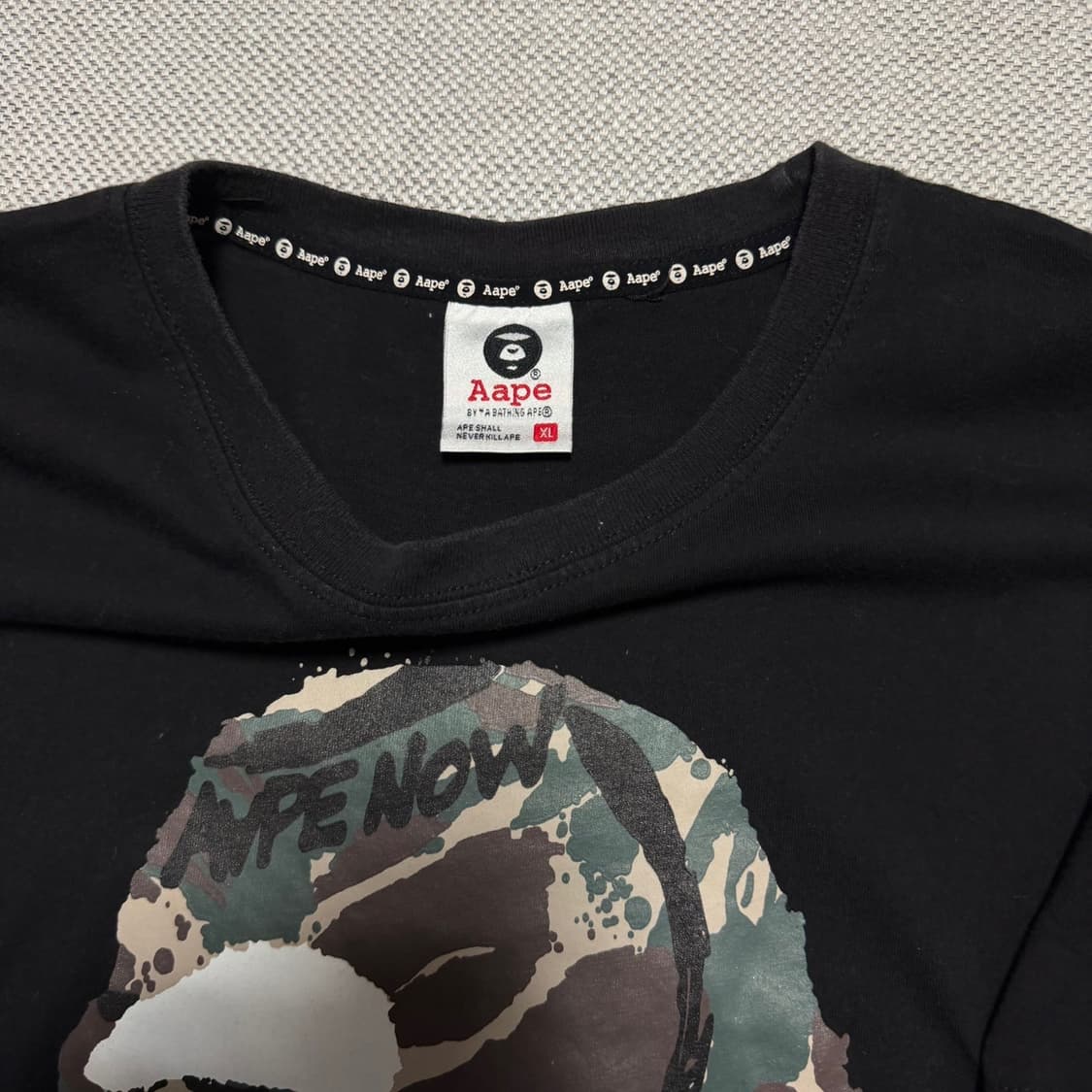 에이프 Aape 카모 반팔 티셔츠 상품이미지2