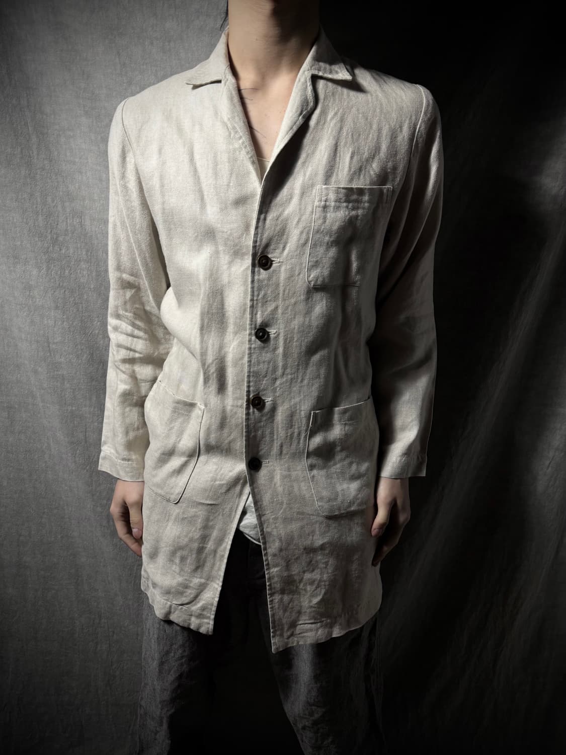 KLASICA Linen Coat  상품이미지2