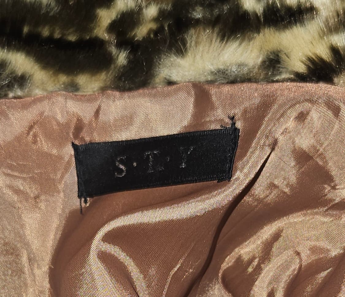 S.T.Y 레오파드 호피 히메 오네갸루 퍼자켓 상품이미지4