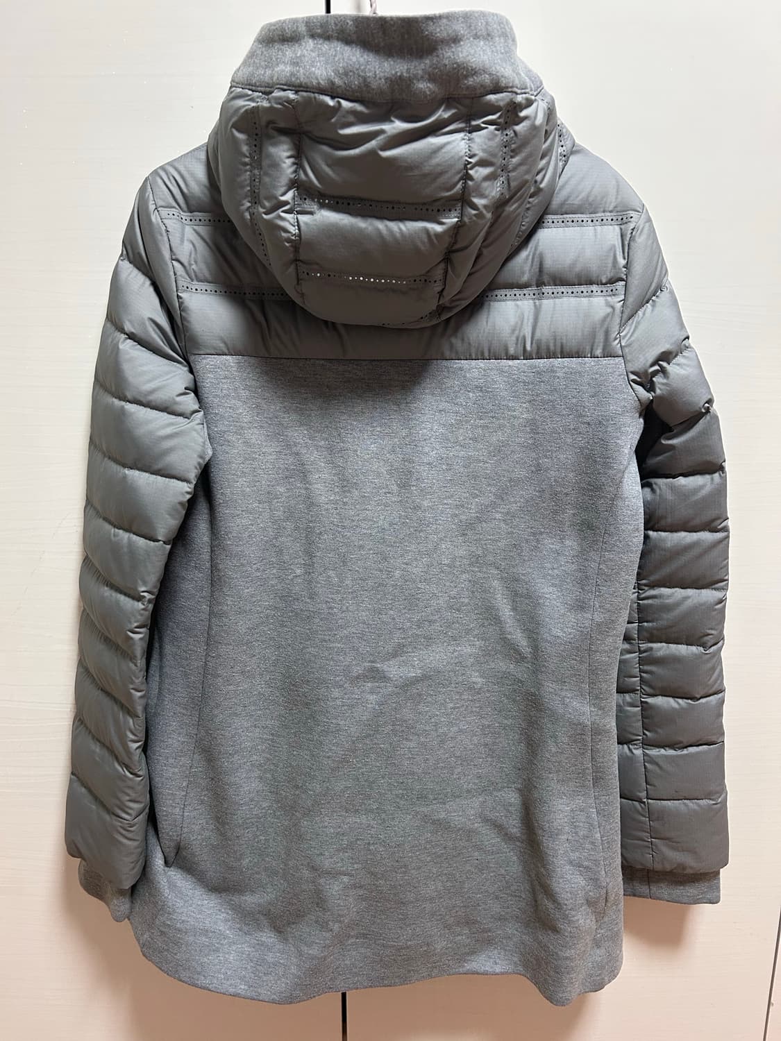 나이키 그레이 후드 여성 패딩 S 상품이미지2