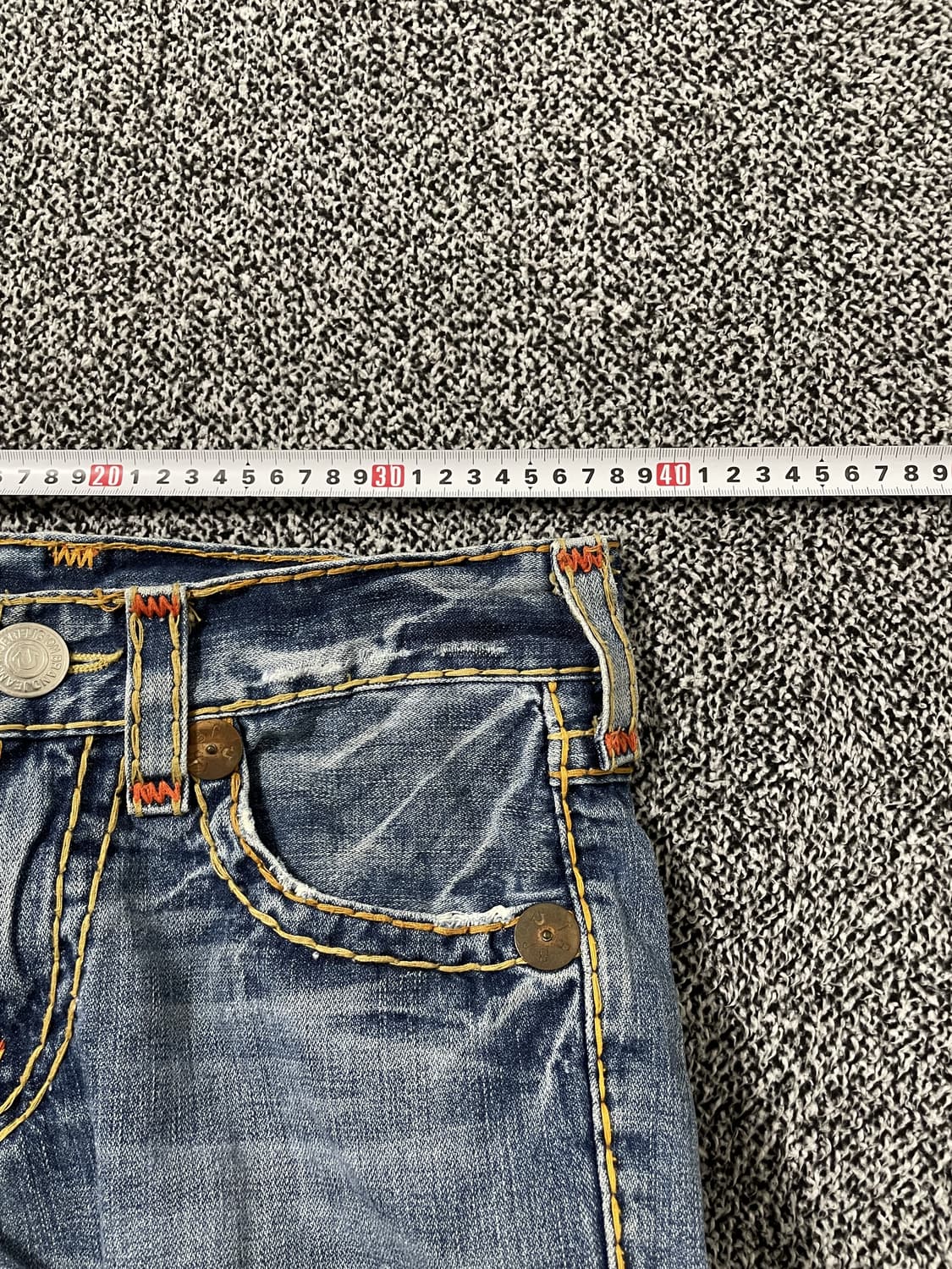 빈티지9. 트루릴리전 빌리 슈퍼 T 부츠컷 진 청바지 데님 팬츠 Y2K 상품이미지4