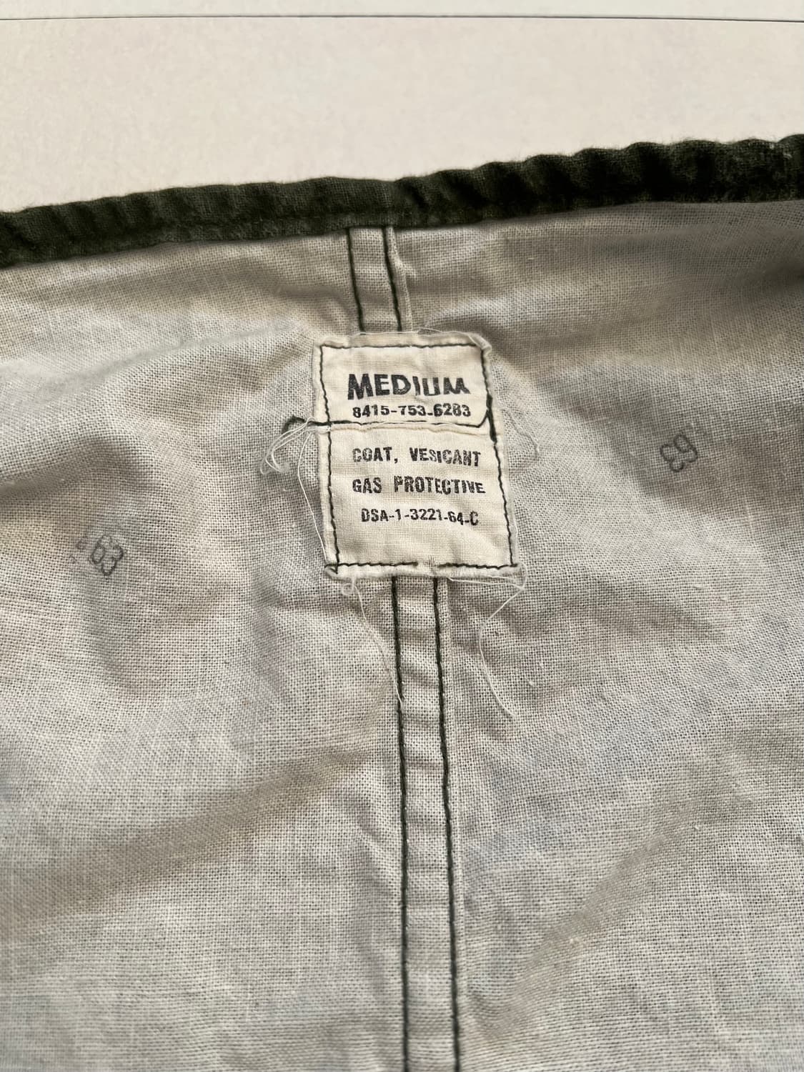 미군 케미컬 프로텍티브 피쉬테일 코트 상품이미지5