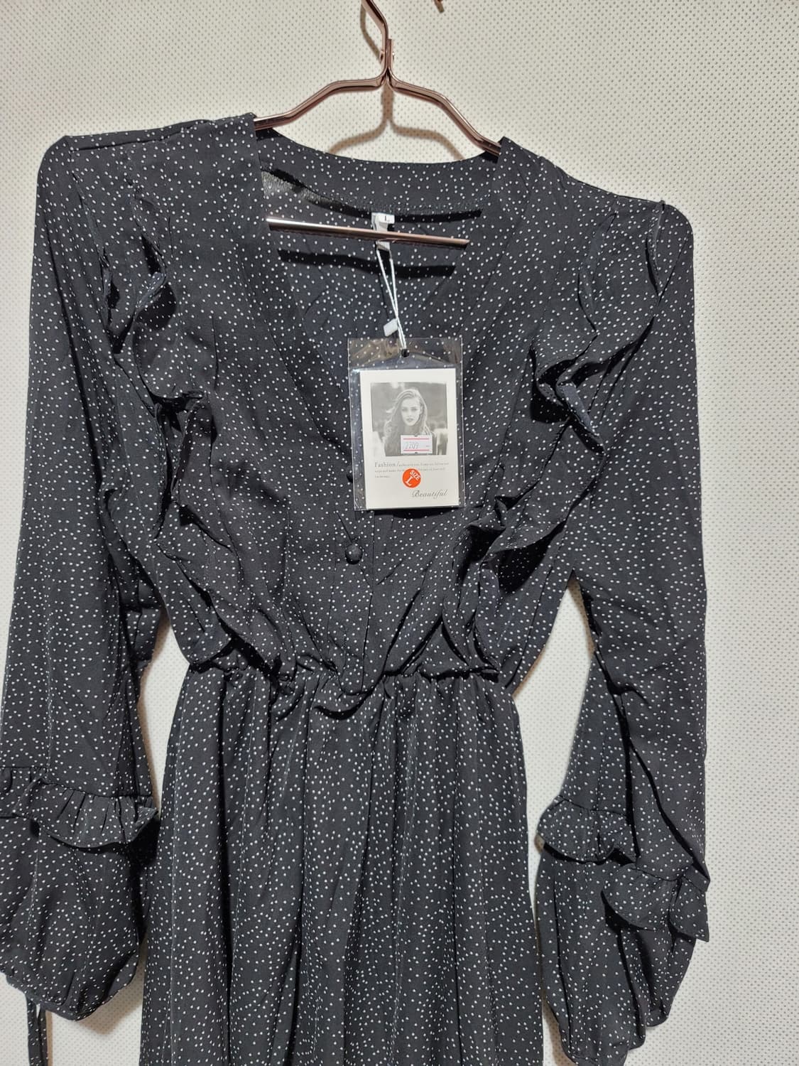 (새옷) 시원한원피스 롱원피스 밴딩원피스 44~66 상품이미지4