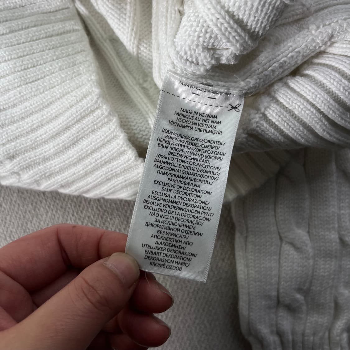 W 90 폴로랄프로렌 꽈배기 니트 상품이미지6