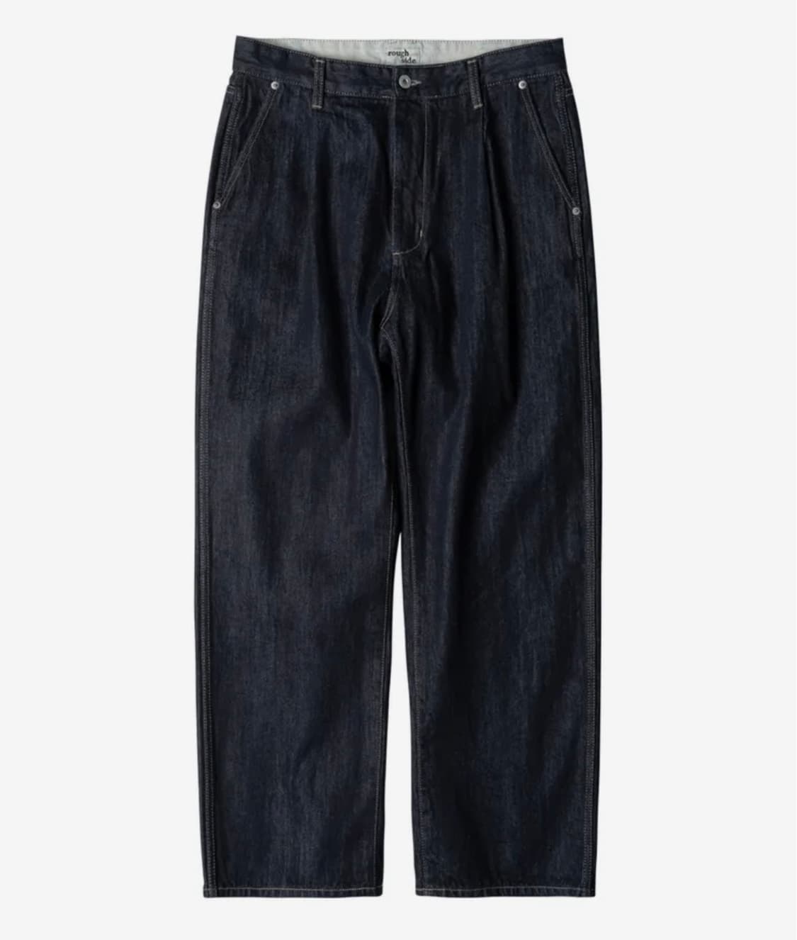 [1] 러프사이드 드레이프 원워시드 데님 상품이미지1
