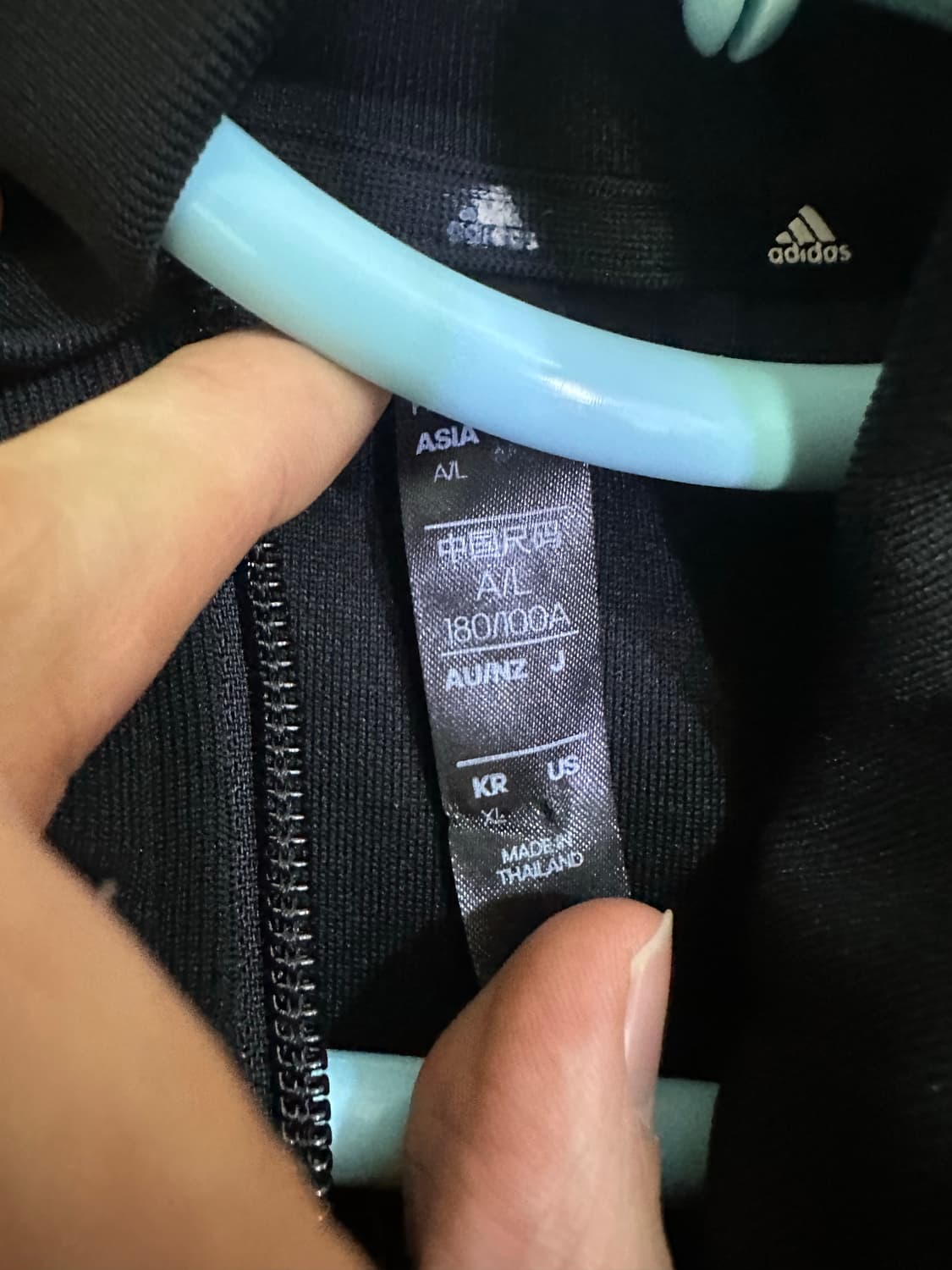 L) 빈티지 아디다스 져지 블랙 상품이미지2