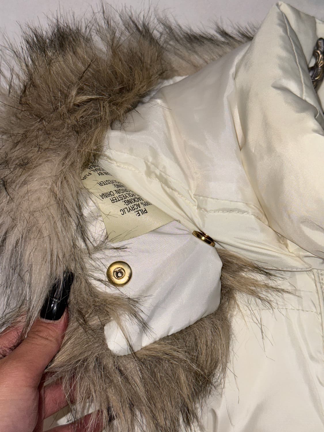 Juicy Couture fur hood padding vest 상품이미지4