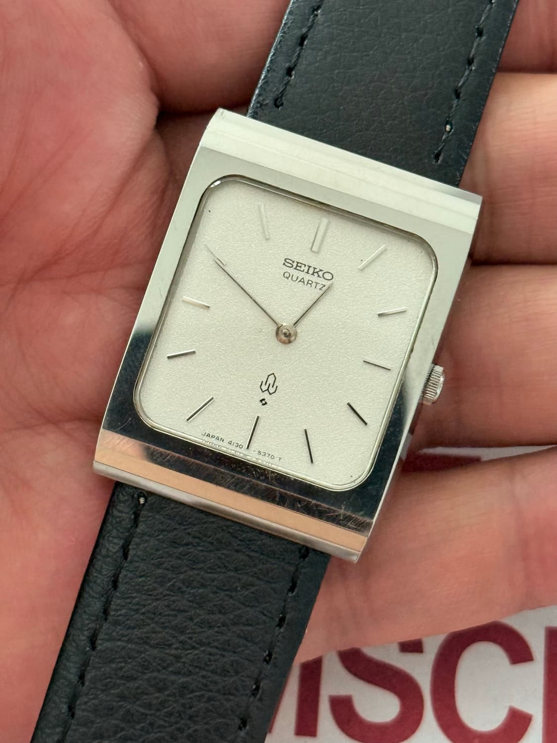 Seiko 세이코 쿼츠 스퀘어 샌드 블래스트 1976 상품이미지3