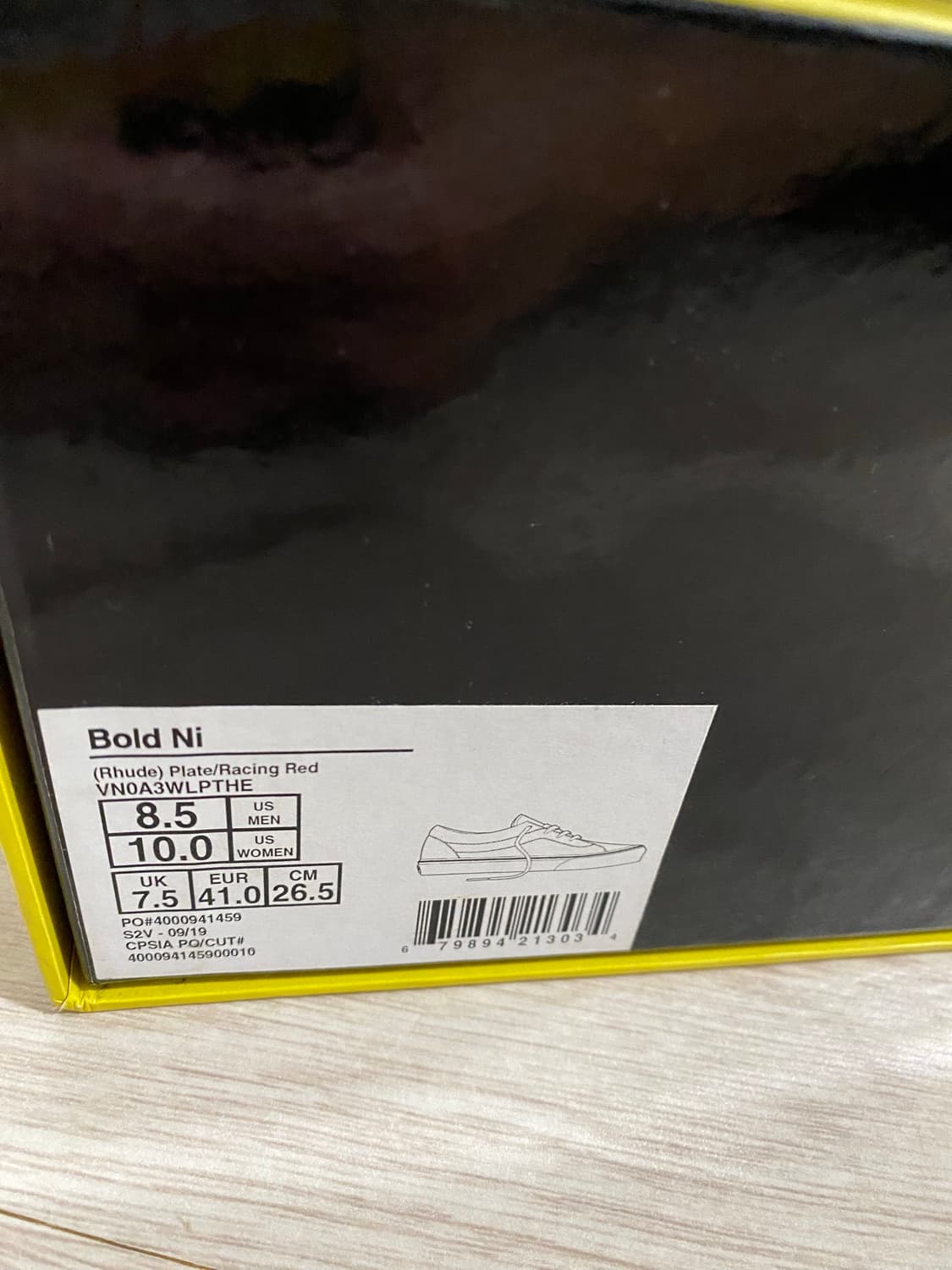 반스 x 루드 볼드 Ni 레드 265mm 상품이미지6