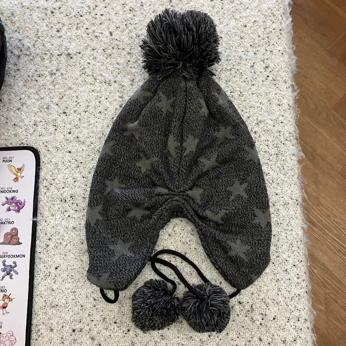 N121 아디다스 스타 별 방울 비니 귀도리 상품이미지3