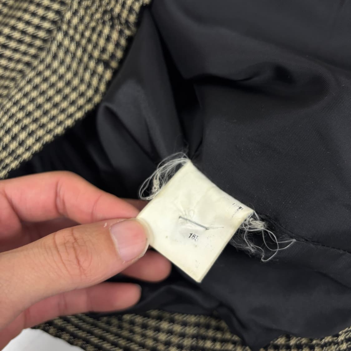 입생로랑 체크 블루종  상품이미지7