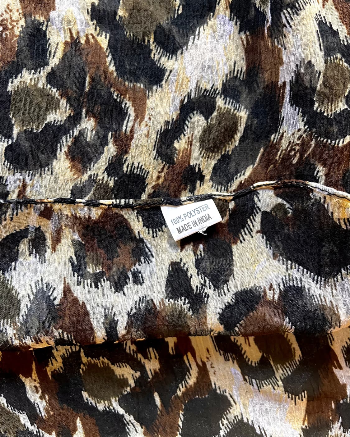 Indian Vintage Leopard Long Scarf 상품이미지6